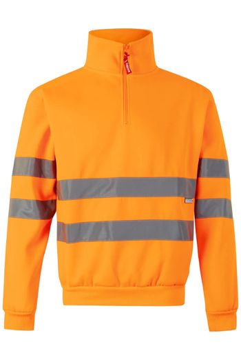 Image produit Sweat col zippé haute visibilité
