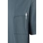 karlowsky Men's Short-Sleeve Chef Jacket Gustav Anthracite