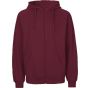Neutral Mens Zip Hoodie bordeaux