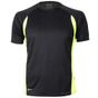 Cona Sports Racer Tech Tee black/neon_yellow