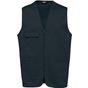 WK Designed To Work Gilet polycoton multipoches unisexe navy