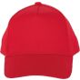 K-up Casquette enfant en coton - 5 panneaux red