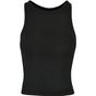 Build Your Brand Ladies Racer Back Top black