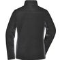 James&Nicholson Ladies´ Workwear Fleece Jacket -STRONG- black/carbon