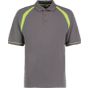 Kustom Kit Oak Hill Polo Charcoal / Lime