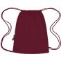 Neutral Twill Gym Bag bordeaux