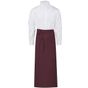 SG Accessories - Bistro London Long Bistro Apron burgundy