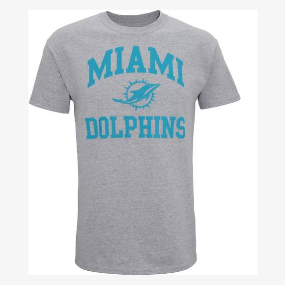 T-shirt illustration Miami Dolphins Official American