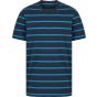 Front Row Striped T navy/marine