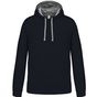 Kariban Sweat à capuche bicolore navy/fine_grey