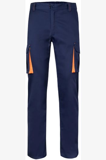 Image produit Pantalon stretch multipoches bicolore