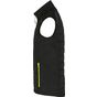 James&Nicholson Men´s Hybrid Vest black/neon_yellow