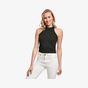 Build Your Brand Ladies Turtleneck Short Top