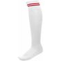 ProAct Chaussettes de sport à rayures PROACT white/sporty_red