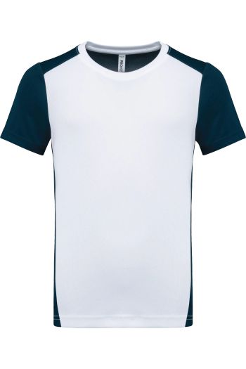Image produit T-shirt de sport écoresponsable bicolore enfant