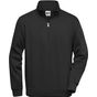 James&Nicholson Workwear Half Zip Sweat black