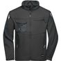 James&Nicholson Workwear Softshell Jacket -STRONG- black/black