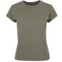 Build Your Brand Ladies Box Tee olive