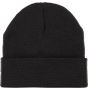 K-up Bonnet recyclé avec revers tricoté black