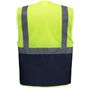 yoko Gilet haute visibilité top cool management hi_vis_yellow/navy