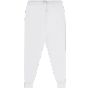 Bella Unisex sponge fleece jogger sweatpants white