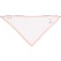 Babybugz Bandana bib white/powder_pink