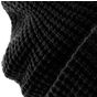 Beechfield Bonnet classique à tricot gaufré black