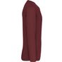 Kariban T-shirt col V manches longues wine