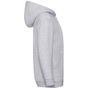 fruit of the loom Kids classic hooded sweat jacket heather_grey