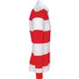 kariban Polo rayé manches longues unisexe red/white_stripes