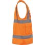 WK Designed To Work Gilet de sécurité haute visibilité recyclé avec zip unisexe hi_viz_orange