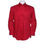 kustom kit Corporate Oxford Shirt LS red