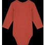Kariban Body coton bio bébé terracotta_red