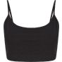 SF Clothing Women´s sustainable fashion cropped cami top black