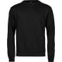 Tee Jays Ribbed Interlock Crew Neck black