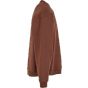 Build Your Brand Loose Fit Sweatshirt Chocolate brown