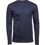 Tee Jays Mens LS Interlock T-Shirt navy