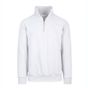 Vesti Sweat col zippé white