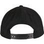 flexfit 5-Panel Premium Curved Visor Snapback Cap black