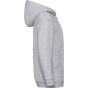 fruit of the loom Kids classic hooded sweat jacket heather_grey