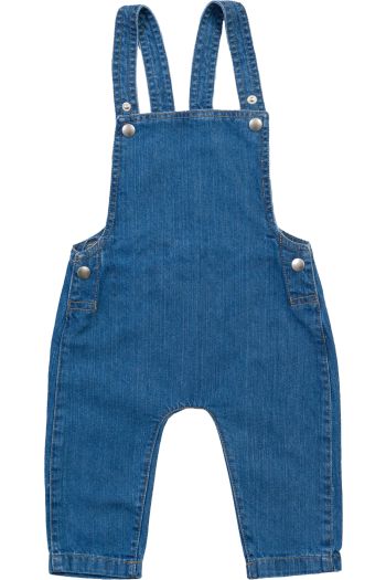 Baby rocks denim dungarees - Denim Blue