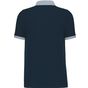 Kariban Polo piqué bicolore homme navy/oxford_grey