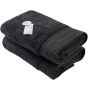 A&R Serviette de bain DeLuxe Very black