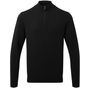 Asquith & Fox Pull homme zip 1/4 black