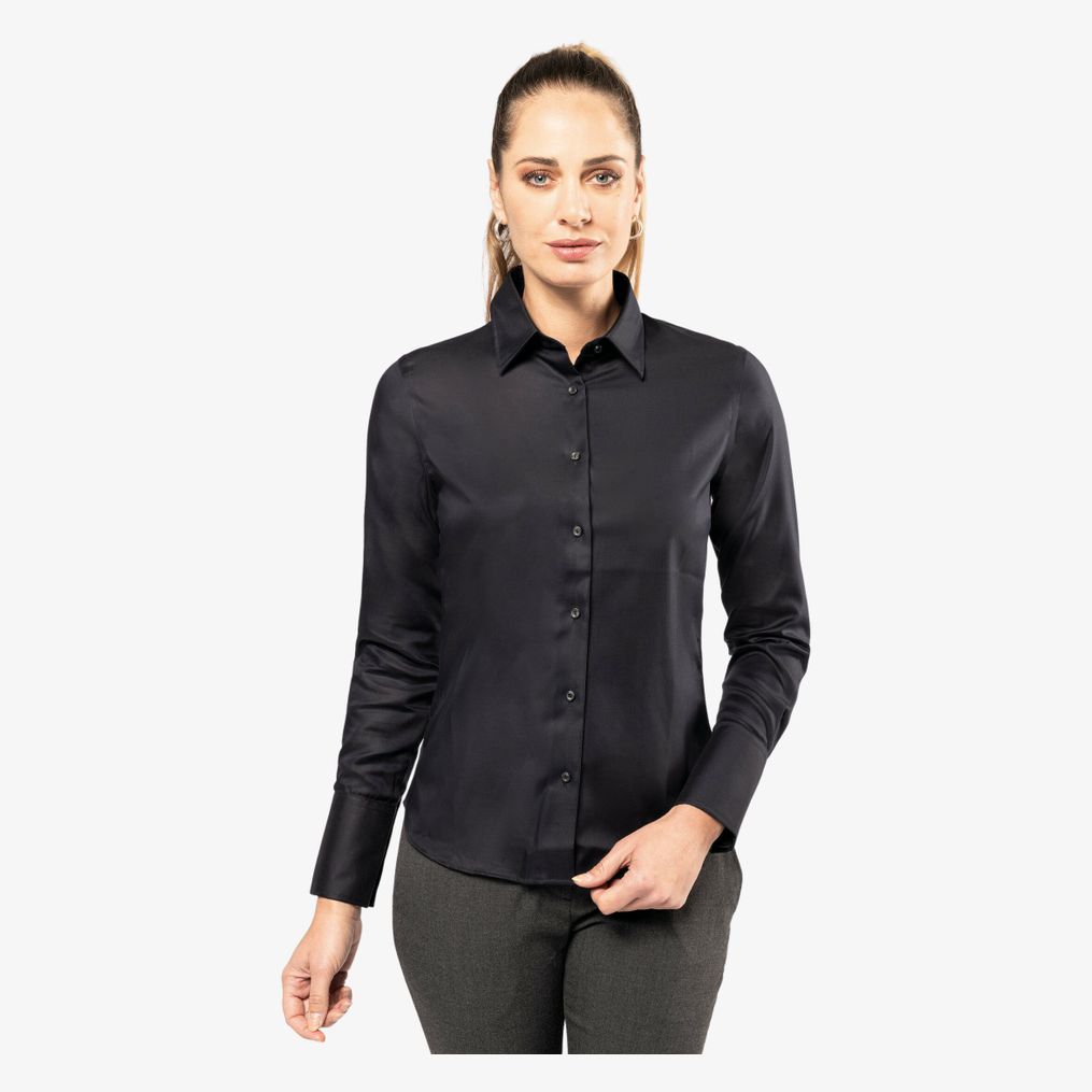 Chemise manches longues sans repassage femme kariban