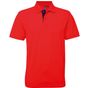 Asquith & Fox Polo contrasté coupe classique homme red/navy