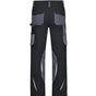 James&Nicholson Workwear Pants -STRONG- black/carbon