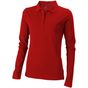 Elevate Polo manches longues pour femmes Oakville Red