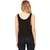 Bella Women's flowy racerback tank black