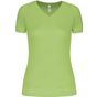 ProAct T-shirt de sport manches courtes col v femme lime